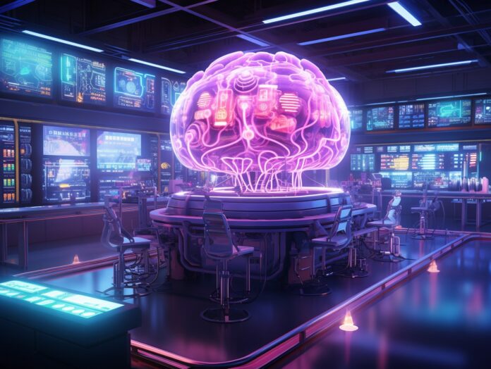 blognft_Quand l’intelligence artificielle (IA) s’empare des NFT_cyberpunk-illustration-with-neon-colors-futuristic-technology NFT IA